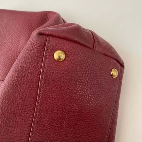 MIU MIU BAG VIT.DAINO RR1905 Leather Shoulder Bag,Tote Bag W Authentication Card - Picture 13 of 16